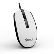 Mouse C-TECH WM-10, USB, 1200 DPI, alb-negru