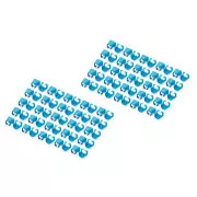 DIGITUS Clipuri de culoare pentru cablu Patch, pachet de 100, albastru