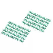 DIGITUS Clipuri de culoare pentru cablu Patch, pachet de 100, verde