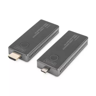 Set de extensie video wireless DIGITUS DS-55324 4K, 30 m (USB-C - HDMI) Set de extensie video wireless DIGITUS DS-55324 4K, 30 m (USB-C - HDMI)