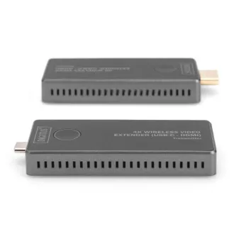 Set de extensie video wireless DIGITUS DS-55324 4K, 30 m (USB-C - HDMI) Set de extensie video wireless DIGITUS DS-55324 4K, 30 m (USB-C - HDMI)