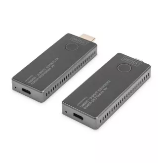 Set de extensie video wireless DIGITUS DS-55324 4K, 30 m (USB-C - HDMI) Set de extensie video wireless DIGITUS DS-55324 4K, 30 m (USB-C - HDMI)