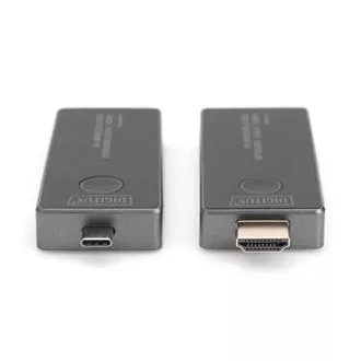 Set de extensie video wireless DIGITUS DS-55324 4K, 30 m (USB-C - HDMI) Set de extensie video wireless DIGITUS DS-55324 4K, 30 m (USB-C - HDMI)
