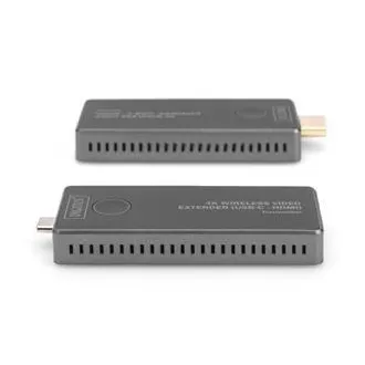 Set de extensie video wireless DIGITUS DS-55324 4K, 30 m (USB-C - HDMI) Set de extensie video wireless DIGITUS DS-55324 4K, 30 m (USB-C - HDMI)