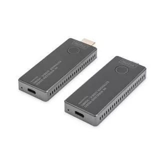 Set de extensie video wireless DIGITUS DS-55324 4K, 30 m (USB-C - HDMI) Set de extensie video wireless DIGITUS DS-55324 4K, 30 m (USB-C - HDMI)