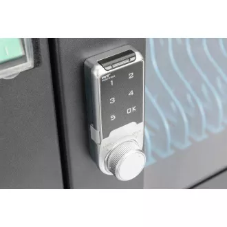 Cărucior de încărcare DIGITUS, 14", USB-C, blocare electronică cu PIN, 16 baze de încărcare, ventilator, 384 x 550 x 375 mm, negru Cărucior de încărcare DIGITUS, 14", USB-C, blocare electronică cu PIN, 16 baze de încărcare, ventilator, 384 x 550 x 375 mm, negru