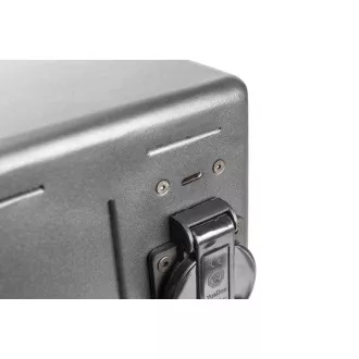 Cărucior de încărcare DIGITUS, 14", USB-C, blocare electronică cu PIN, 16 baze de încărcare, ventilator, 384 x 550 x 375 mm, negru Cărucior de încărcare DIGITUS, 14", USB-C, blocare electronică cu PIN, 16 baze de încărcare, ventilator, 384 x 550 x 375 mm, negru