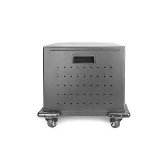 Cărucior de încărcare DIGITUS, 14", USB-C, blocare electronică cu PIN, 16 baze de încărcare, ventilator, 384 x 550 x 375 mm, negru Cărucior de încărcare DIGITUS, 14", USB-C, blocare electronică cu PIN, 16 baze de încărcare, ventilator, 384 x 550 x 375 mm, negru