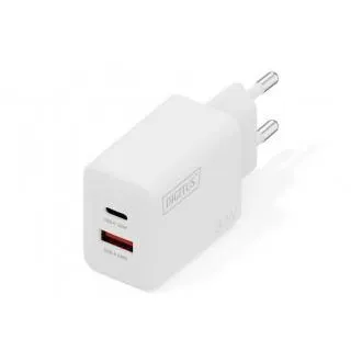 Încărcător USB DIGITUS GaN 30W, 1x USB-C, 1x USB-A Încărcător USB DIGITUS GaN 30W, 1x USB-C, 1x USB-A