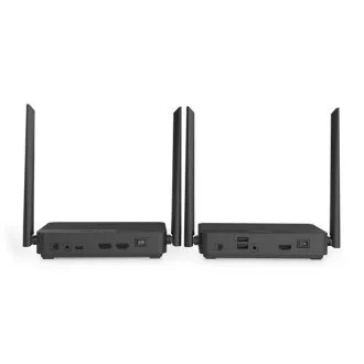 Set de extendere KVM HDMI wireless DIGITUS 4K/60Hz, 100m, negru