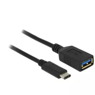 Adaptor Delock SuperSpeed USB (USB 3.1, Gen 1) USB Type-C™ mascul > USB Type-A mamă 15 cm negru