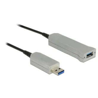 Delock Cablu optic activ USB 3.0-A mascul > USB 3.0-A mamă 20 m Delock Cablu optic activ USB 3.0-A mascul > USB 3.0-A mamă 20 m