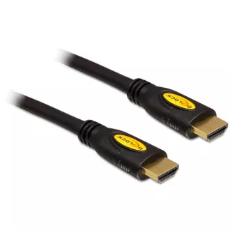 Delock Cablu HDMI de mare viteză cu Ethernet - HDMI-A tată > HDMI-A tată 4K 1,5 m Delock Cablu HDMI de mare viteză cu Ethernet - HDMI-A tată > HDMI-A tată 4K 1,5 m