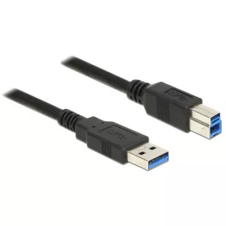 Delock Cable USB 3.0 Type-A masculin & USB 3.0 Type-B masculin 0,5 m negru