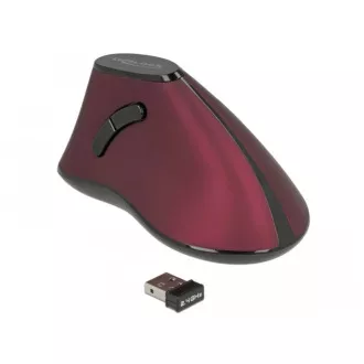 Delock Mouse vertical ergonomic vertical optic cu 5 butoane, fără fir de 2,4 GHz