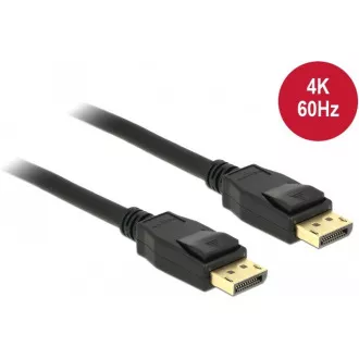 Cablu Delock Displayport 1.2 mascul > Displayport mascul 4K 60 Hz 1,5 m Cablu Delock Displayport 1.2 mascul > Displayport mascul 4K 60 Hz 1,5 m