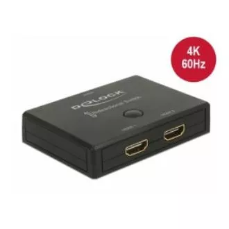 Delock HDMI 2 - 1 Comutator bidirecțional 4K 60 Hz