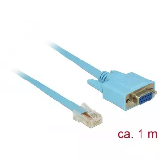 Adaptor Delock RS-232 DB9 mamă > 1 x RS-232 serial RJ45 mascul 1 m Adaptor Delock RS-232 DB9 mamă > 1 x RS-232 serial RJ45 mascul 1 m