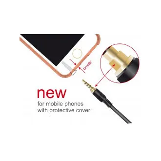 Cablu Delock Jack stereo 3,5 mm 4 pini mascul > mascul 3 m negru Cablu Delock Jack stereo 3,5 mm 4 pini mascul > mascul 3 m negru