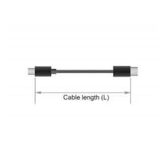Cablu Delock Jack stereo 3,5 mm 4 pini mascul > mascul 3 m negru Cablu Delock Jack stereo 3,5 mm 4 pini mascul > mascul 3 m negru