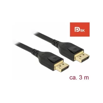 Cablu Delock DisplayPort 8K 60 Hz 3 m DP 8K certificat DP 8K