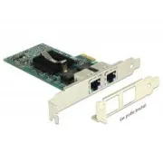 Placă PCI Express Delock > 2 porturi Gigabit LAN