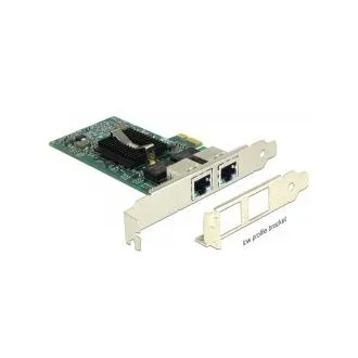Placă PCI Express Delock > 2 porturi Gigabit LAN