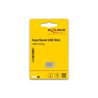 Unitate flash Delock USB 3.2 Gen 1, 16 GB - capac metalic