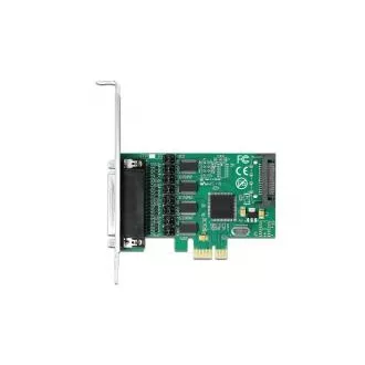 Deblocați cardul PCI Express la 4 x RS-232 serial cu sursă de alimentare