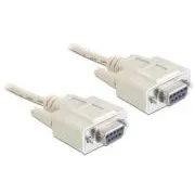 Cablu serial Delock Null Modem cu 9 pini mamă/mamă, 3 m
