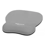 Delock Mouse pad ergonomic cu suport pentru încheietura mâinii gri 245 x 206 mm