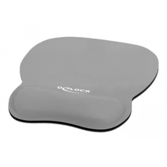 Delock Mouse pad ergonomic cu suport pentru încheietura mâinii gri 245 x 206 mm