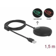 Microfon de conferință cu condensator omnidirecțional Delock