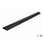 Delock Conductă de cablu 50 x 12 mm - lungime 1 m negru