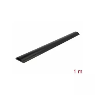 Delock Conductă de cablu 50 x 12 mm - lungime 1 m negru