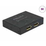 Delock Comutator bidirecțional DisplayPort 2 - 1 8K 30 Hz