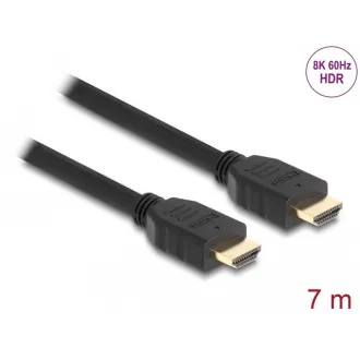 Cablu HDMI de mare viteză Delock, 48 Gbps, 8K 60 Hz, negru, 7 m