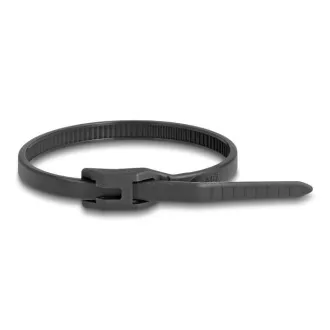 Delock Clemă de cablu cu cap plat, L 205 x l 2,5 mm, 100 buc. neagră Delock Clemă de cablu cu cap plat, L 205 x l 2,5 mm, 100 buc. neagră