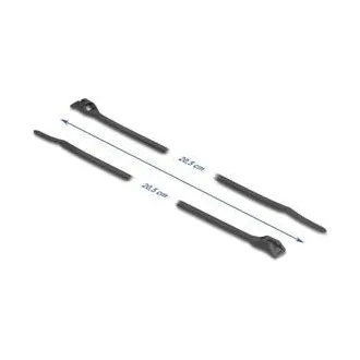 Delock Clemă de cablu cu cap plat, L 205 x l 2,5 mm, 100 buc. neagră Delock Clemă de cablu cu cap plat, L 205 x l 2,5 mm, 100 buc. neagră