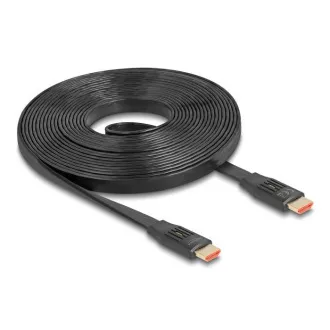 Cablu panglică plată HDMI de mare viteză Delock, 48 Gbps, 8K, 60 Hz, 5 m Cablu panglică plată HDMI de mare viteză Delock, 48 Gbps, 8K, 60 Hz, 5 m