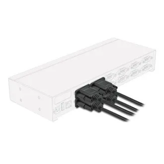 Cablu de interfață serială Delock RS-232 D-Sub9, mamă-mamă, lungime 5 m Cablu de interfață serială Delock RS-232 D-Sub9, mamă-mamă, lungime 5 m