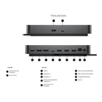 Stație de andocare Dell Pro - WD25Z Stație de andocare Dell Pro - WD25Z