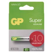 GP AAA Super, alcaline (LR03) - 10 buc.