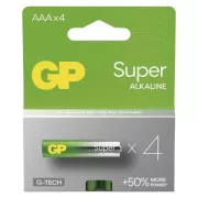 GP AAA Super, alcaline (LR03) - 4 buc.