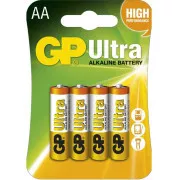 GP AA Ultra Alkaline (LR6) - 4 buc.