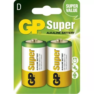 GP D Super Alkaline (LR20) - 2 bucăți