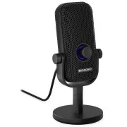 Microfon Endorfy Solum Voice S/ cu fir / iluminare de fundal RGB / filtru pop-up / mufă de 3,5 mm / USB-C / negru