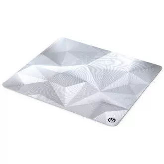 Endorfy Crystal Onyx White L Mouse pad, gaming, 450×400×3mm, impermeabil, alb