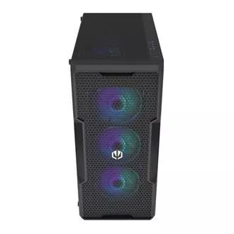 Carcasă Endorfy Arx 500 Core, Tower central, fără sursă de alimentare, ATX, 2× USB, 1× USB-C, 2× ventilatoare de 140 mm, panou mesh, lateral transparent, neagră Carcasă Endorfy Arx 500 Core, Tower central, fără sursă de alimentare, ATX, 2× USB, 1× USB-C, 2× ventilatoare de 140 mm, panou mesh, lateral transparent, neagră