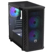 Carcasă Endorfy Signum M30 ARGB, Tower de mijloc, microATX, fără sursă de alimentare, 2×USB 3.0, 1×USB-C, ventilator ARGB 3×120mm, panou mesh, laterale din sticlă securizată